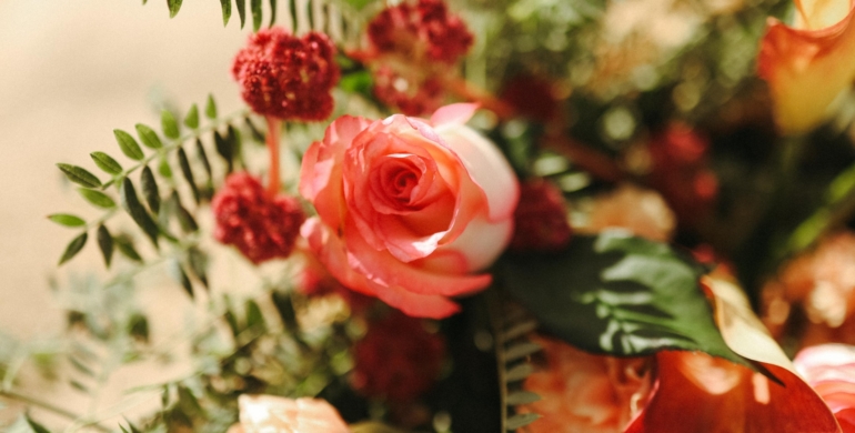 Decoración floral de lujo para boda en España